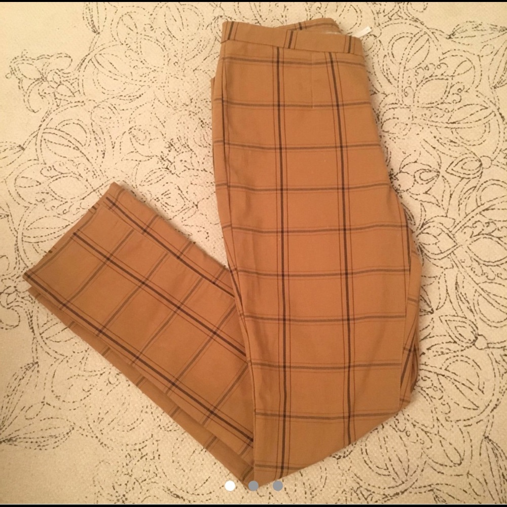Free People Plaid Pants